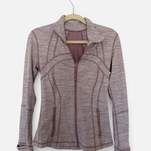 Lululemon Mauve Zip-Up Jacket